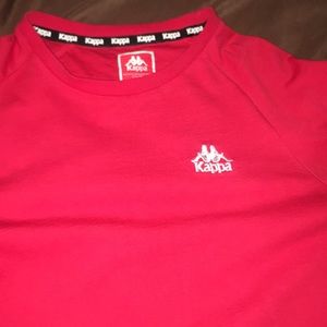Kappa all red with logo going through the sides
